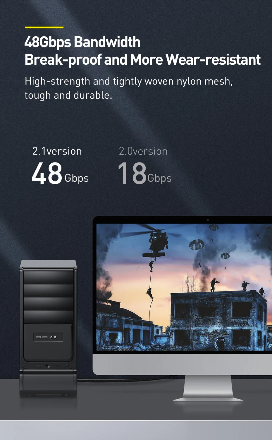 HDMI-Compatible Cable for Xiaomi Mi Box
