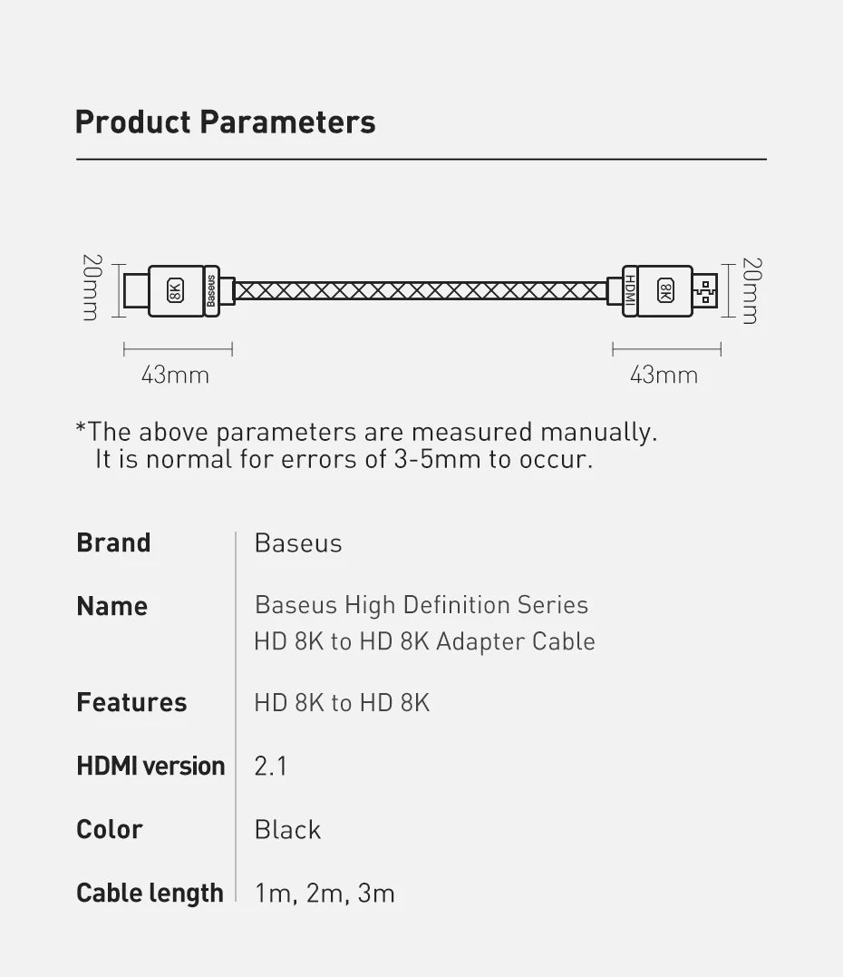 HDMI-Compatible Cable for Xiaomi Mi Box