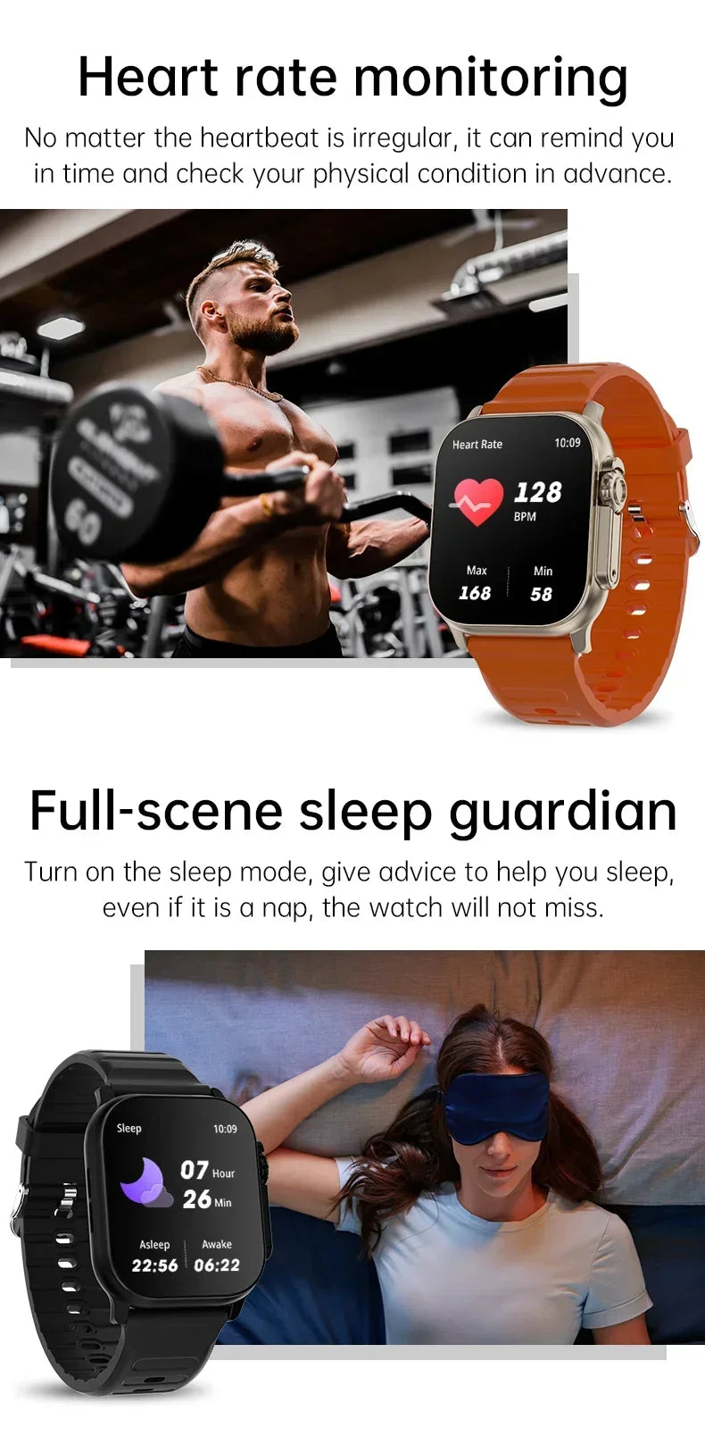 T900 U2 Smart Watch 49mm Wireless Charging