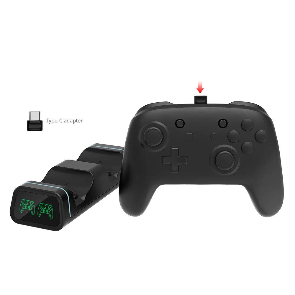 Dual Dock Handle Controller Charger Stand