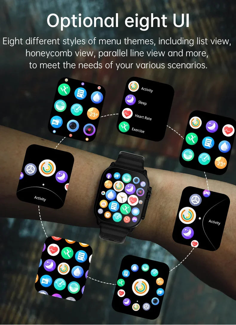 Smart Watch Men AMOLED Screen NFC Compass 49mm