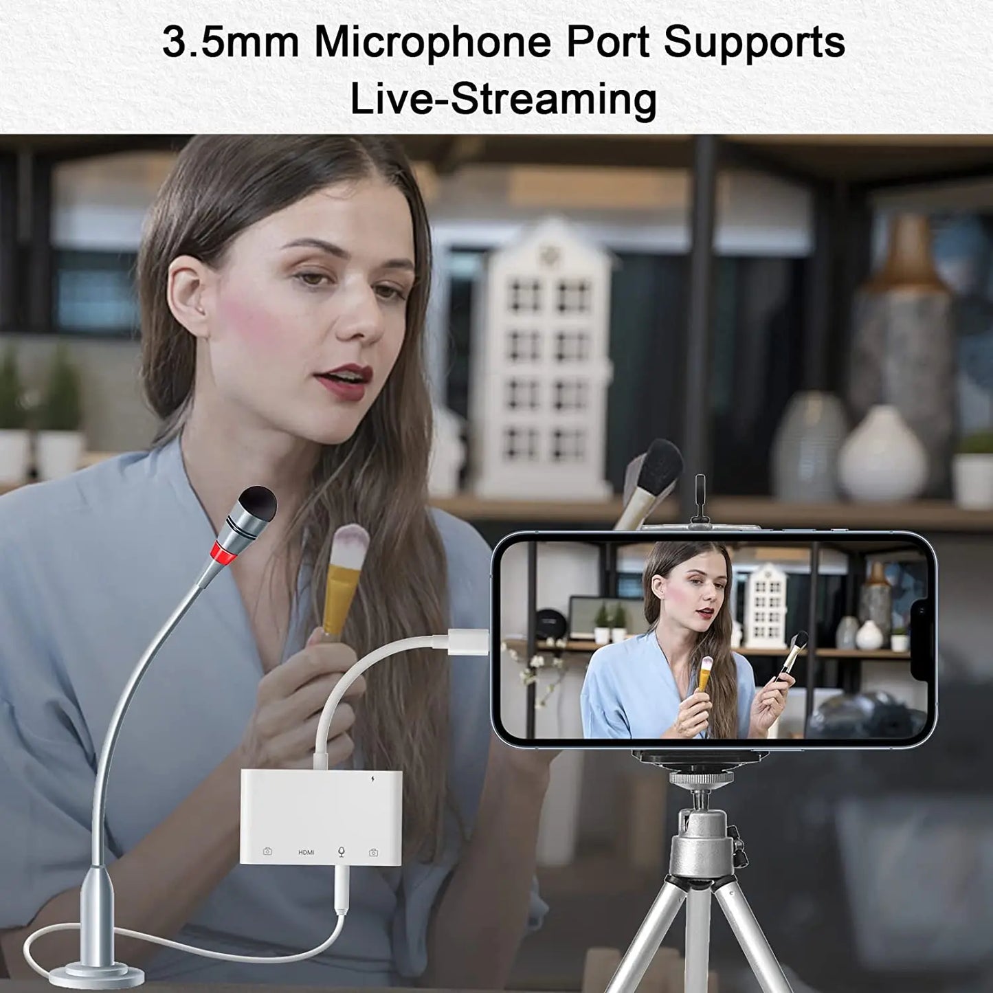 Light-ning to HDMI Adapter for iPhone iPad to TV