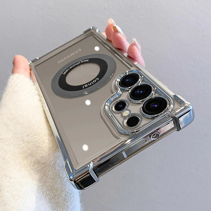 Luxury Plating Clear Lens Protection Cover