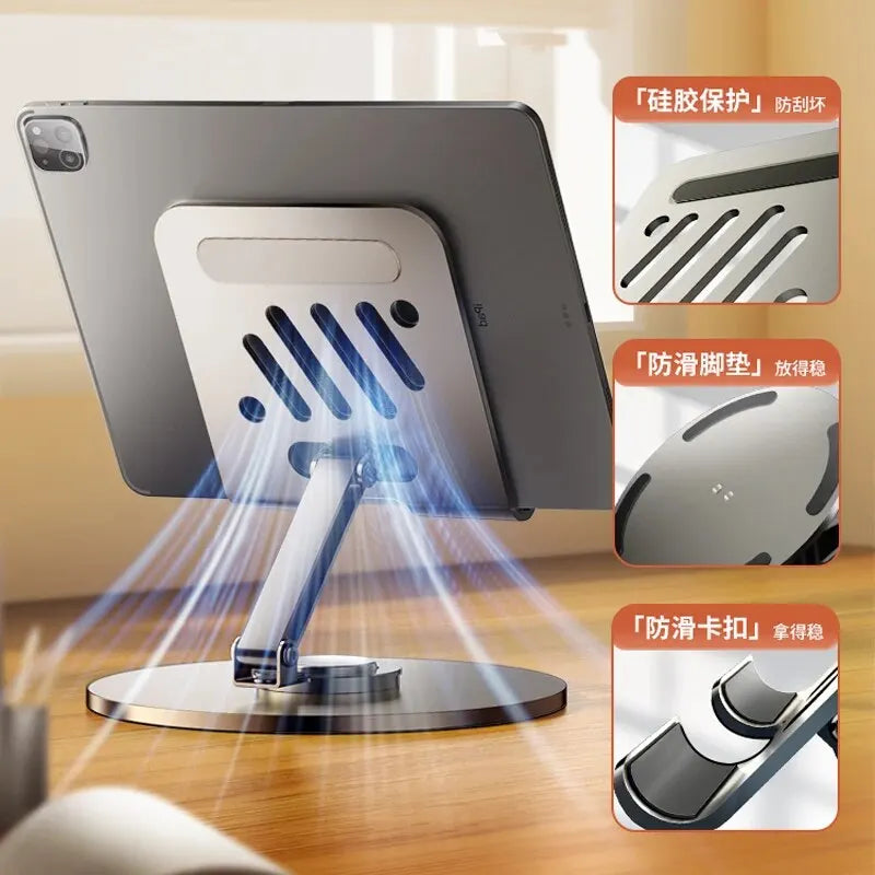360 Tablet/ Mobile Phone Holder Stand Foldable