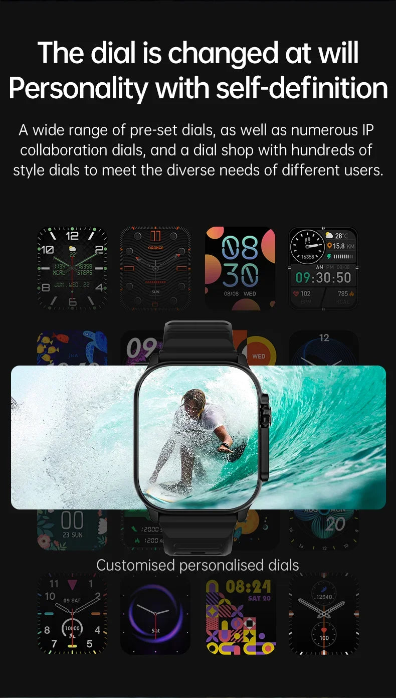 Smart Watch Men AMOLED Screen NFC Compass 49mm