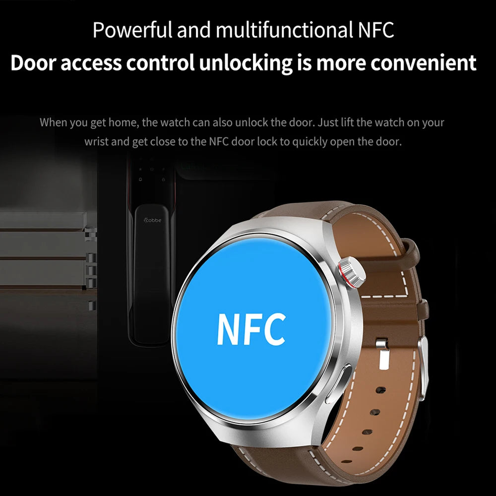 GT4 Pro GPS NFC Smart Watch Men Waterproof