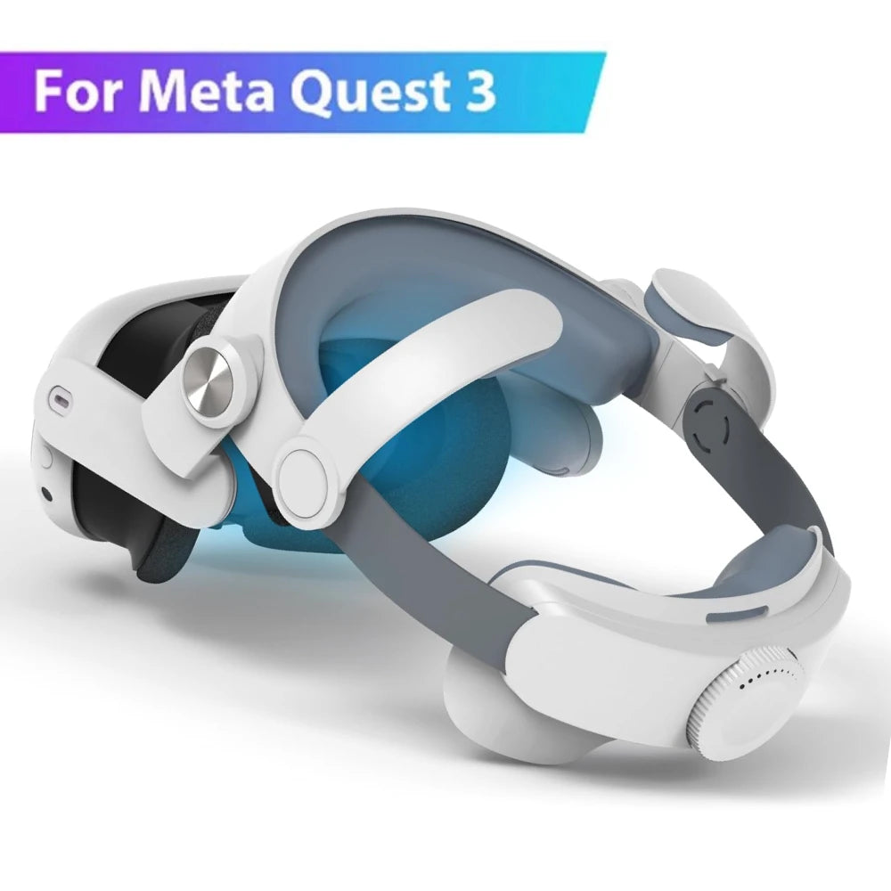 VR Headset Improve Comfort Adjustable Head Strap