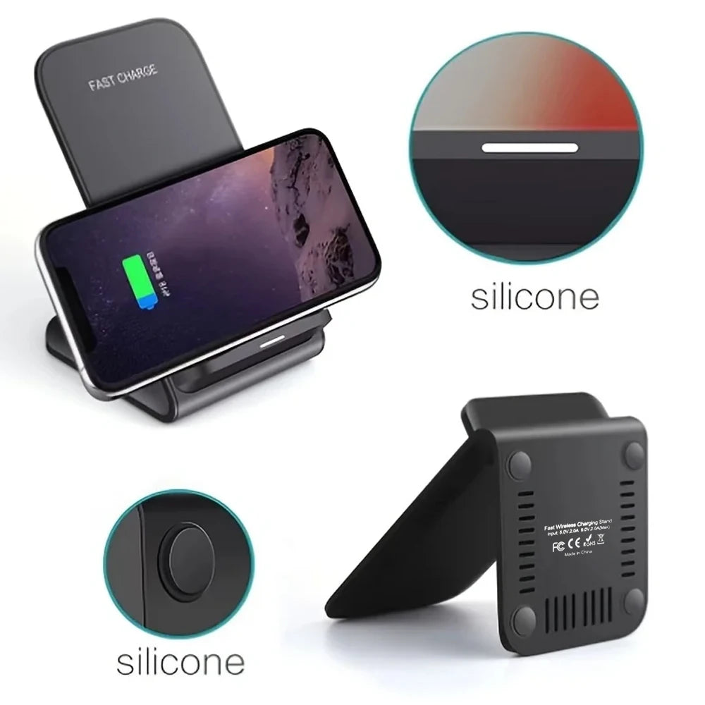 100W Wireless Induction Fast Charging Station