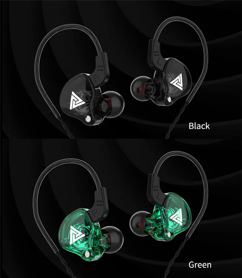 Original QKZ AK6 Copper Driver HiFi Wired Earphone