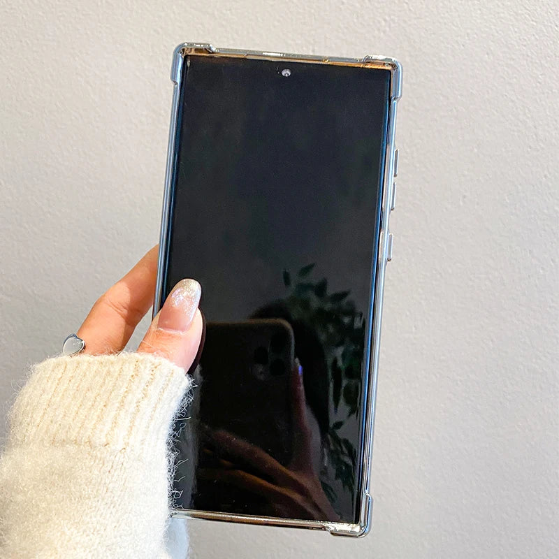 Luxury Plating Clear Lens Protection Cover