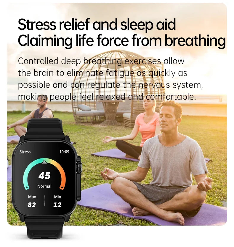 Smart Watch Men AMOLED Screen NFC Compass 49mm