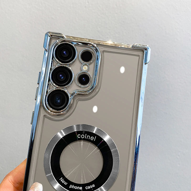Luxury Plating Clear Lens Protection Cover