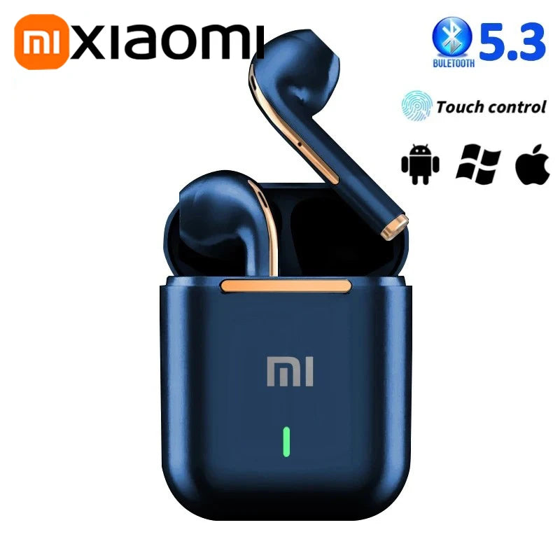 Xiaomi J18 Headset Wireless Earphones Bluetooth Headphones True Stereo Sport Game TWS Earbuds In Ear With Mic Touch NEW For IOS