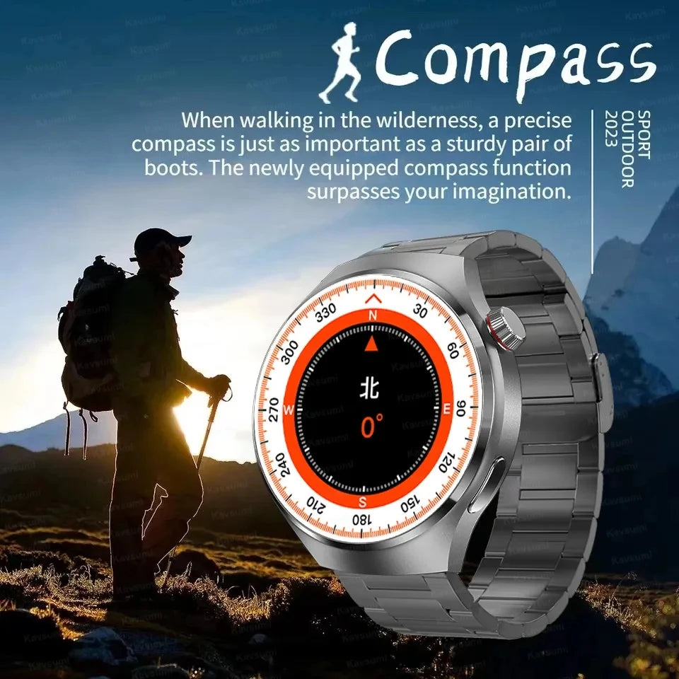 GT4 Pro GPS NFC Smart Watch Men Waterproof