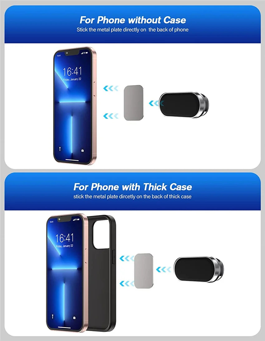 Magnetic Car Phone Holder Stand Mobile