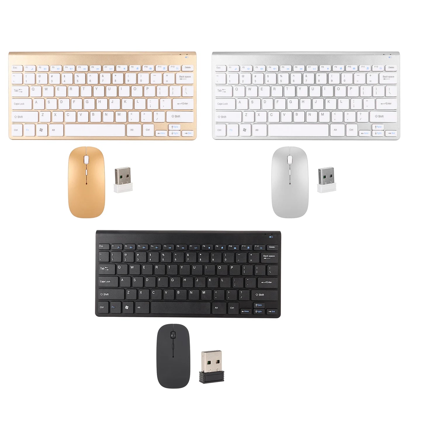 Wireless Keyboard Mouse Kit Slim