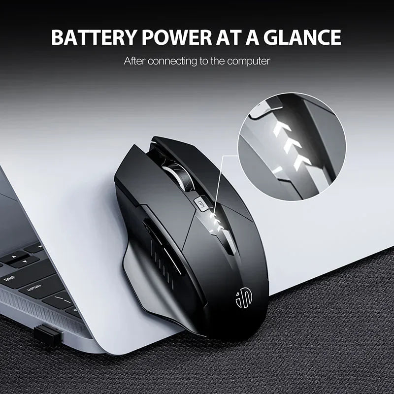 Ergonomic Rechargeable 2.4G Wireless Mouse 500mAh