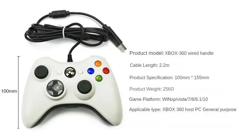 Xbox 360 Controller USB Wired Handheld Joystick