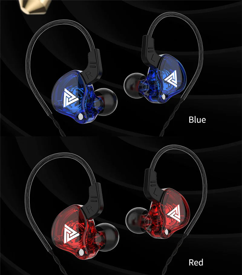 Original QKZ AK6 Copper Driver HiFi Wired Earphone