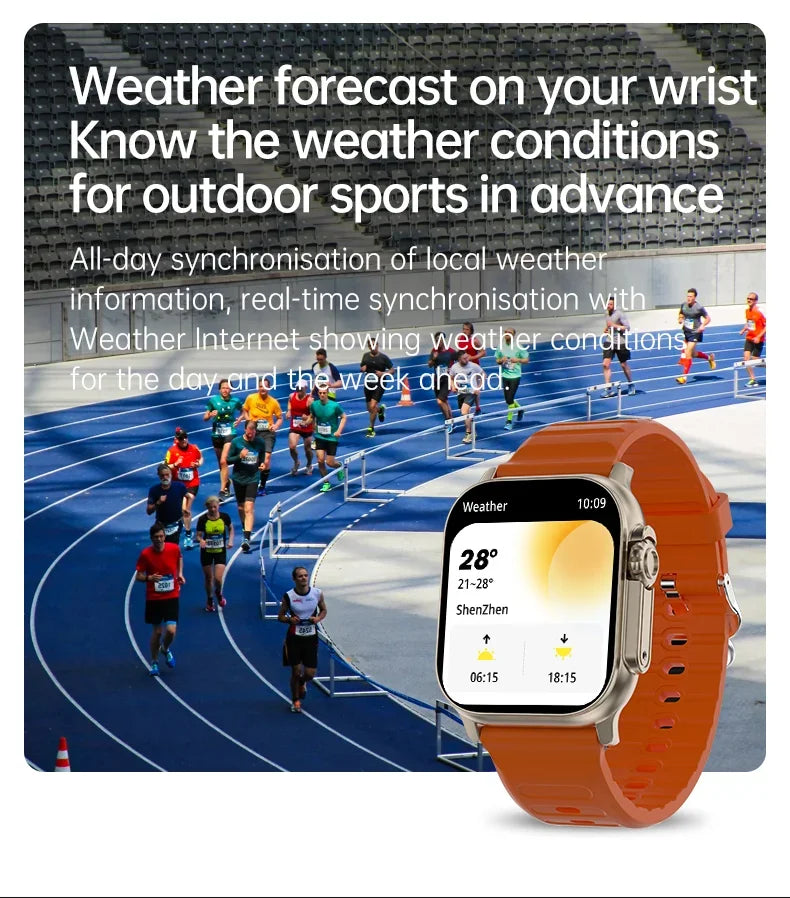 Smart Watch Men AMOLED Screen NFC Compass 49mm