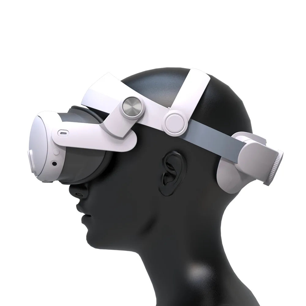 VR Headset Improve Comfort Adjustable Head Strap