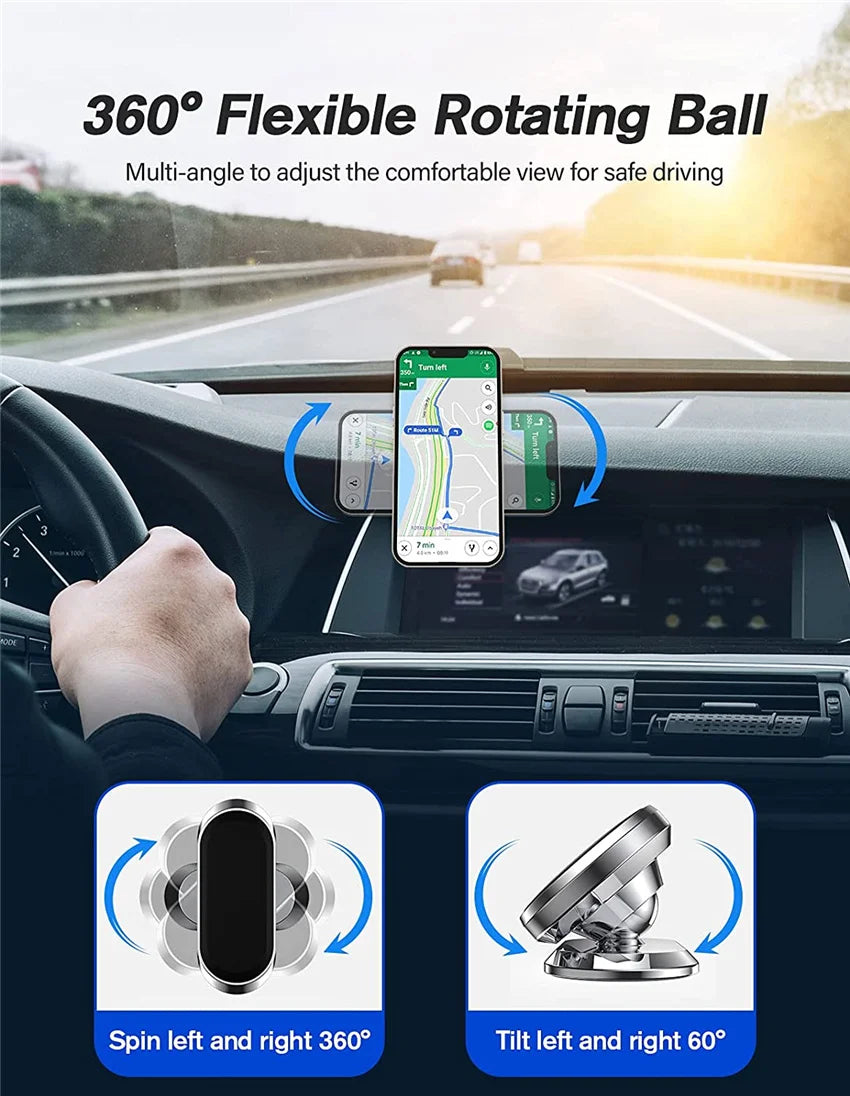 Magnetic Car Phone Holder Stand Mobile
