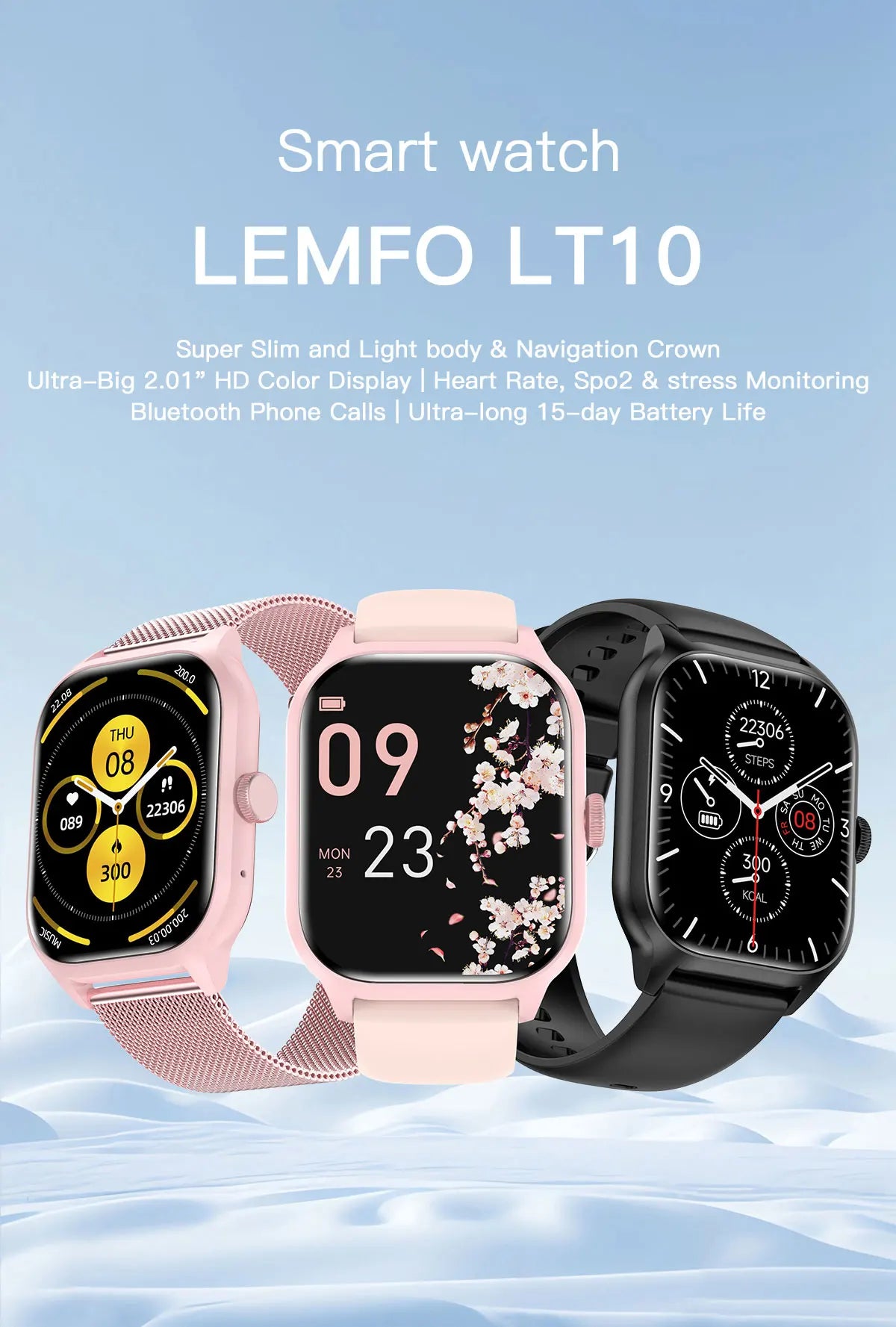 LEMFO LT10 Smart Watch Android