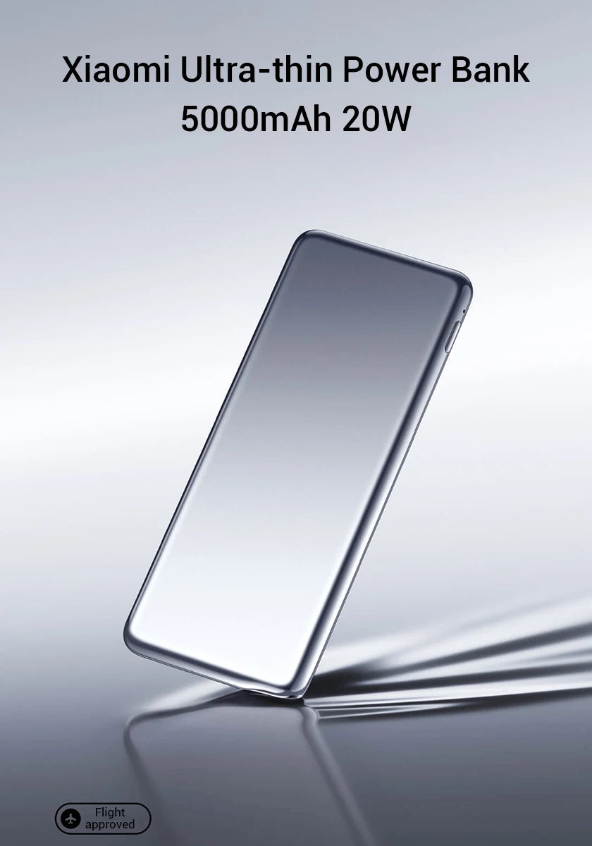 Xiaomi Ultra-thin Power Bank 5000mAh 20W