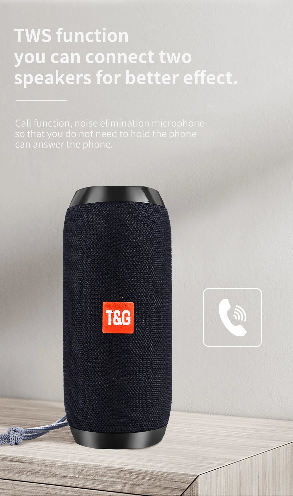 TG117 Bluetooth Speakers Portable