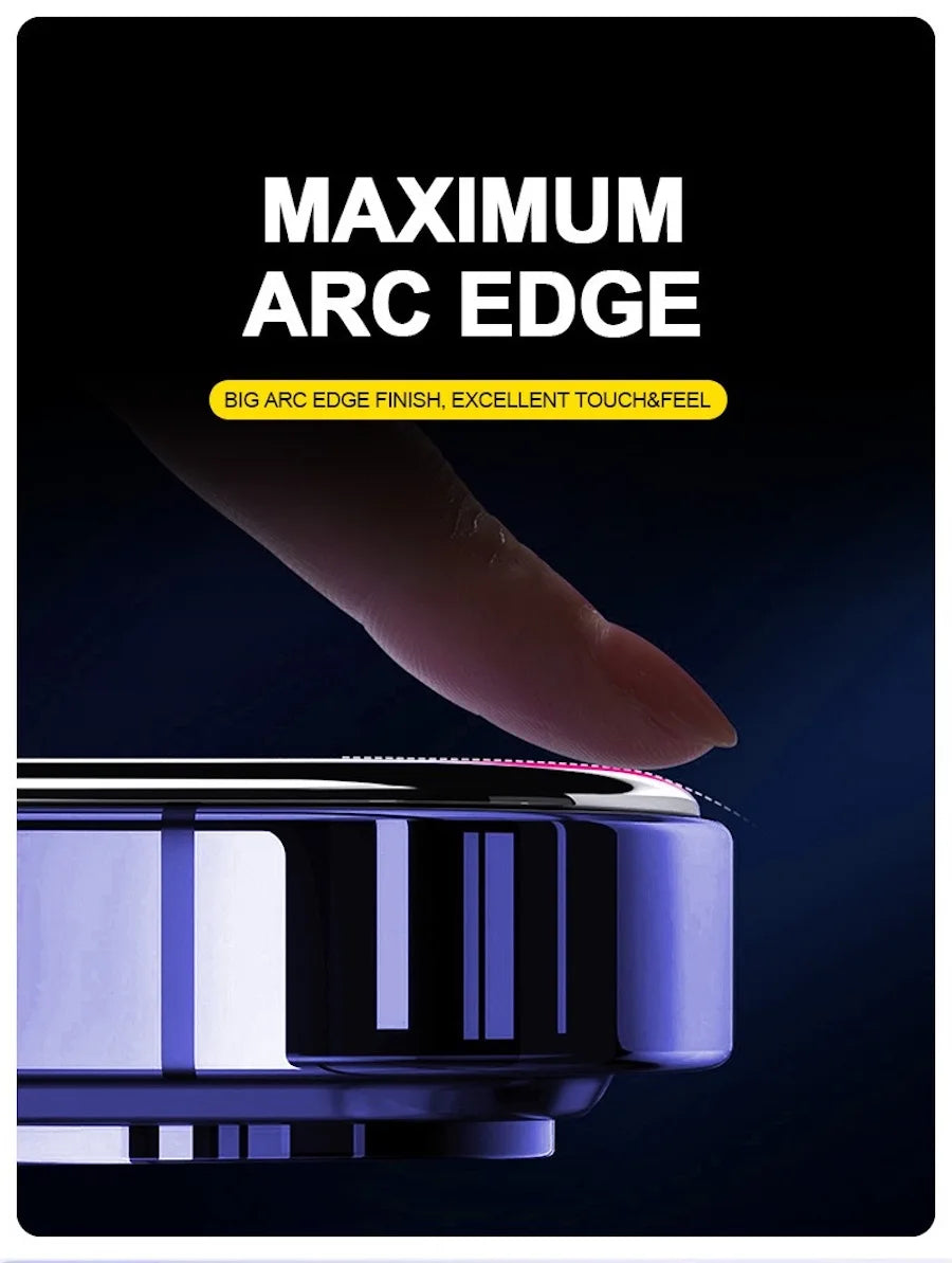Tempered Glass Screen Protector Easy Install/Removal Kit 2Pcs