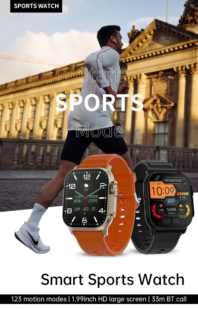 Smart Watch Men AMOLED Screen NFC Compass 49mm