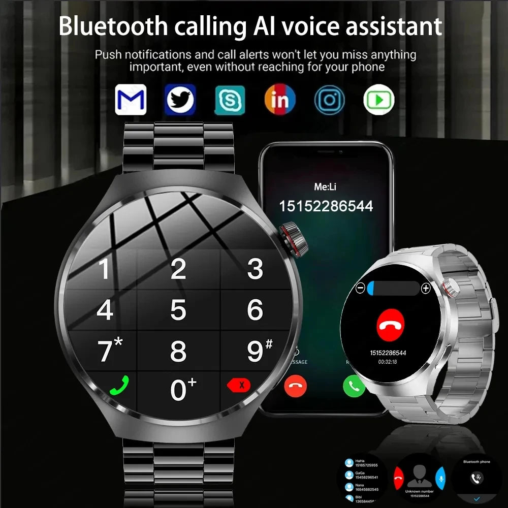 GT4 Pro GPS NFC Smart Watch Men Waterproof