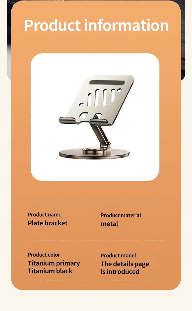 360 Tablet/ Mobile Phone Holder Stand Foldable
