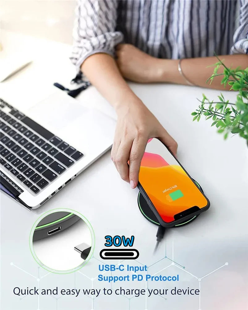 30W Wireless Charger For iPhone