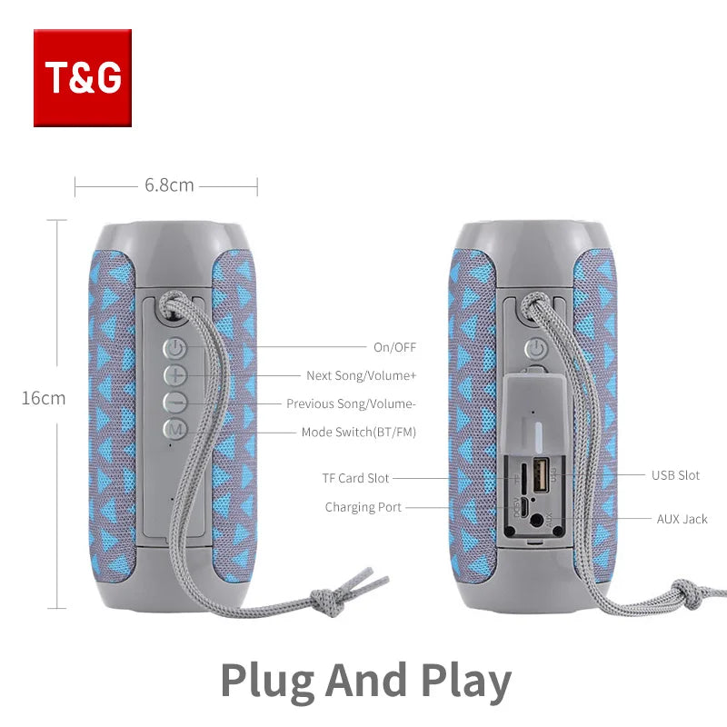 TG117 Bluetooth Speakers Portable