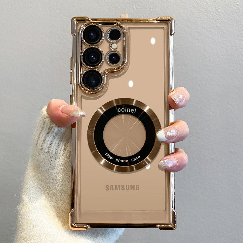 Luxury Plating Clear Lens Protection Cover