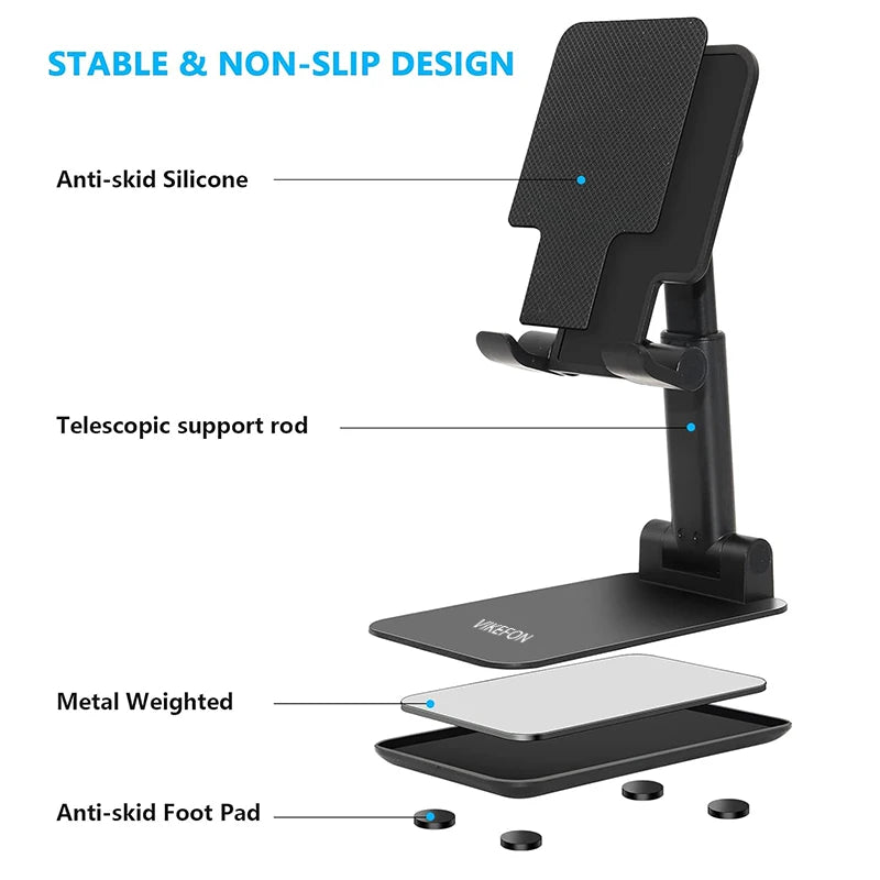 Foldable Mobile Phone Holder Stand