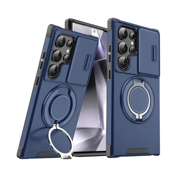 Slide Camera Protection Magnetic Stand Phone Defender Cover