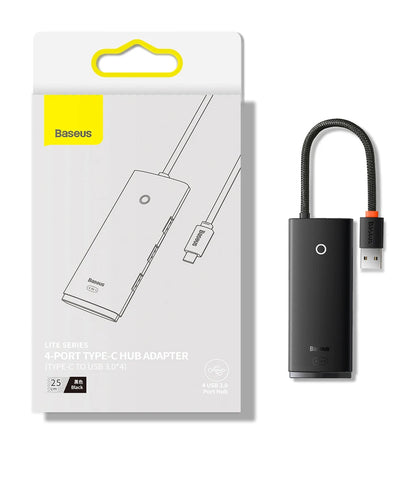 Baseus USB HUB Adapter 4 in 1 USB Type C to USB 3.0 HUB Splitter Adapter for MacBook Pro Air Huawei Mate 30 Docking Station HUB