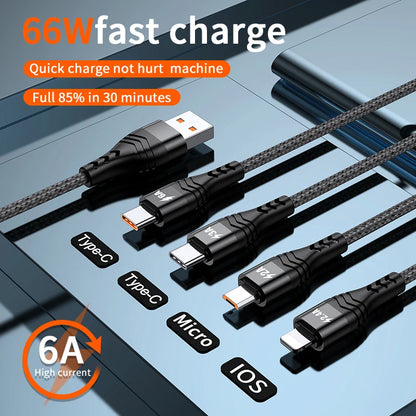 4 in 1 USB Type C Cable for iPhone