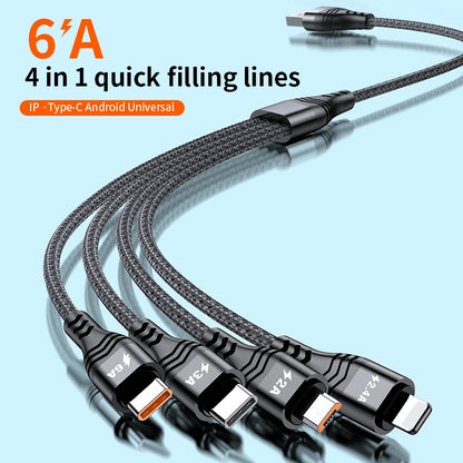 4 in 1 USB Type C Cable for iPhone