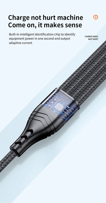 4 in 1 USB Type C Cable for iPhone