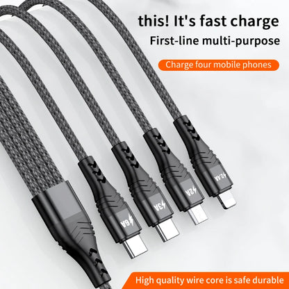 4 in 1 USB Type C Cable for iPhone