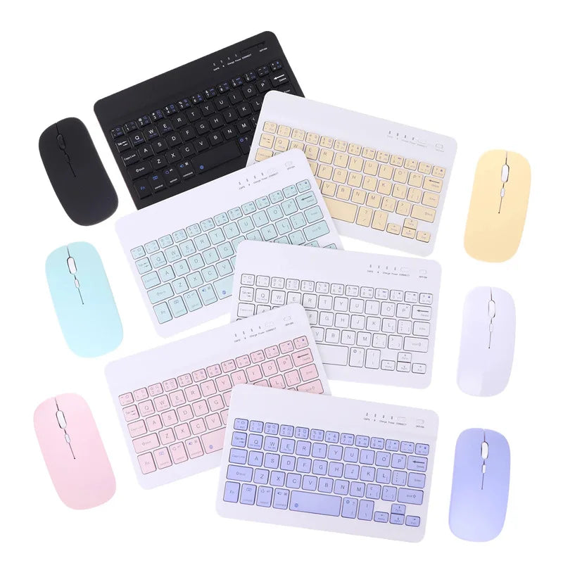 Wireless Bluetooth Keyboard Mouse Set For Laptop